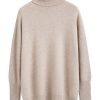 Women CHINTI AND PARKER Tops | Relaxed Polo Sweater Oatmeal