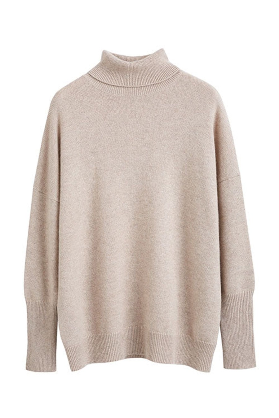 Women CHINTI AND PARKER Tops | Relaxed Polo Sweater Oatmeal