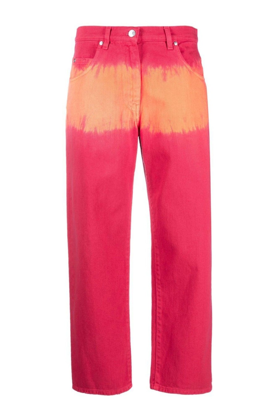 Women MSGM Pants | Tie Dye Jeans Raspberry