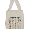 Women UNFORTUNATE PORTRAIT Handbags | Designer Tote Bag Natural