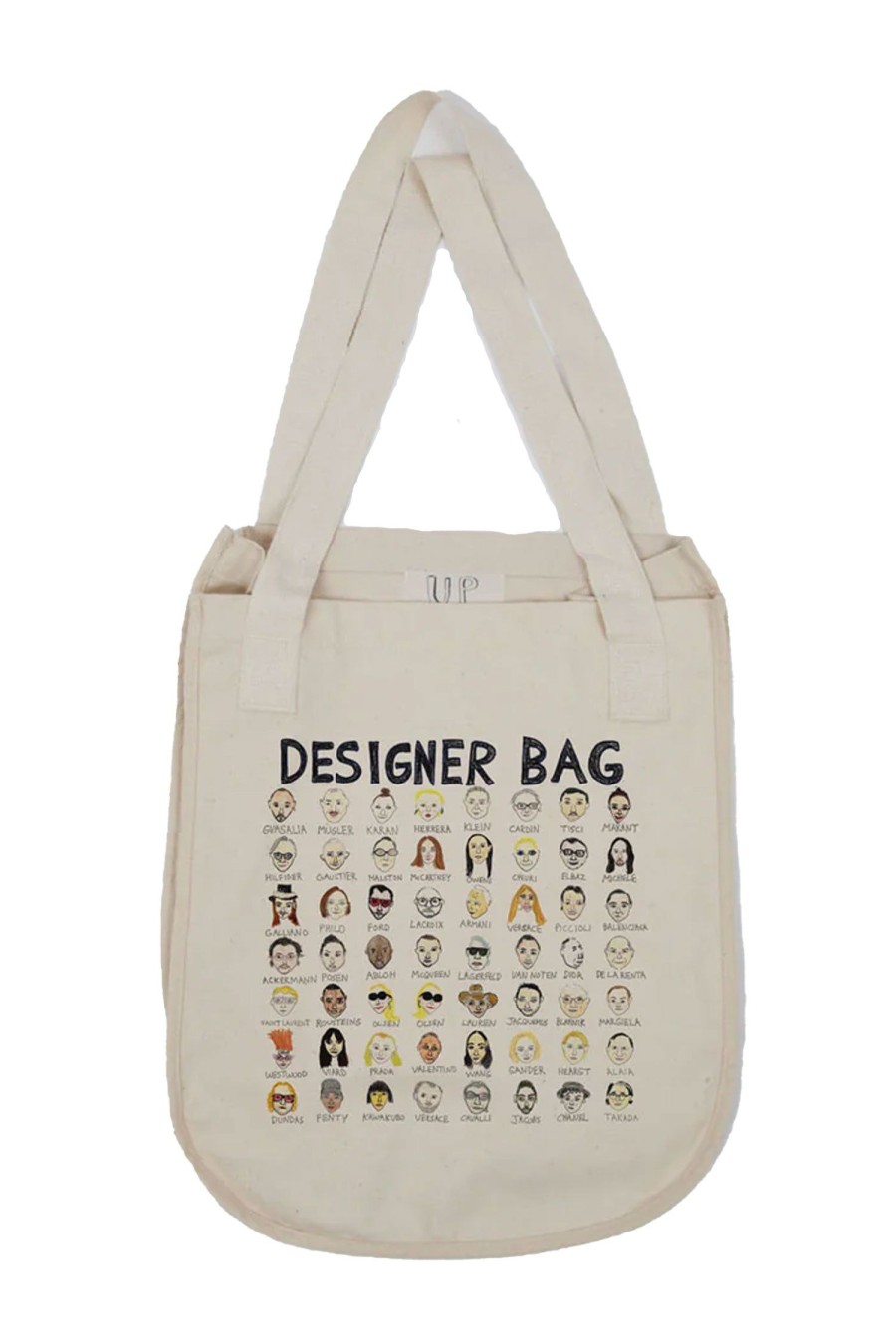 Women UNFORTUNATE PORTRAIT Handbags | Designer Tote Bag Natural