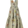 Women SILVIA TCHERASSI Dresses | Dorotea Dress Khaki Multi