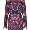 Women SALONI Dresses | Rina-B Dress Purple Multi