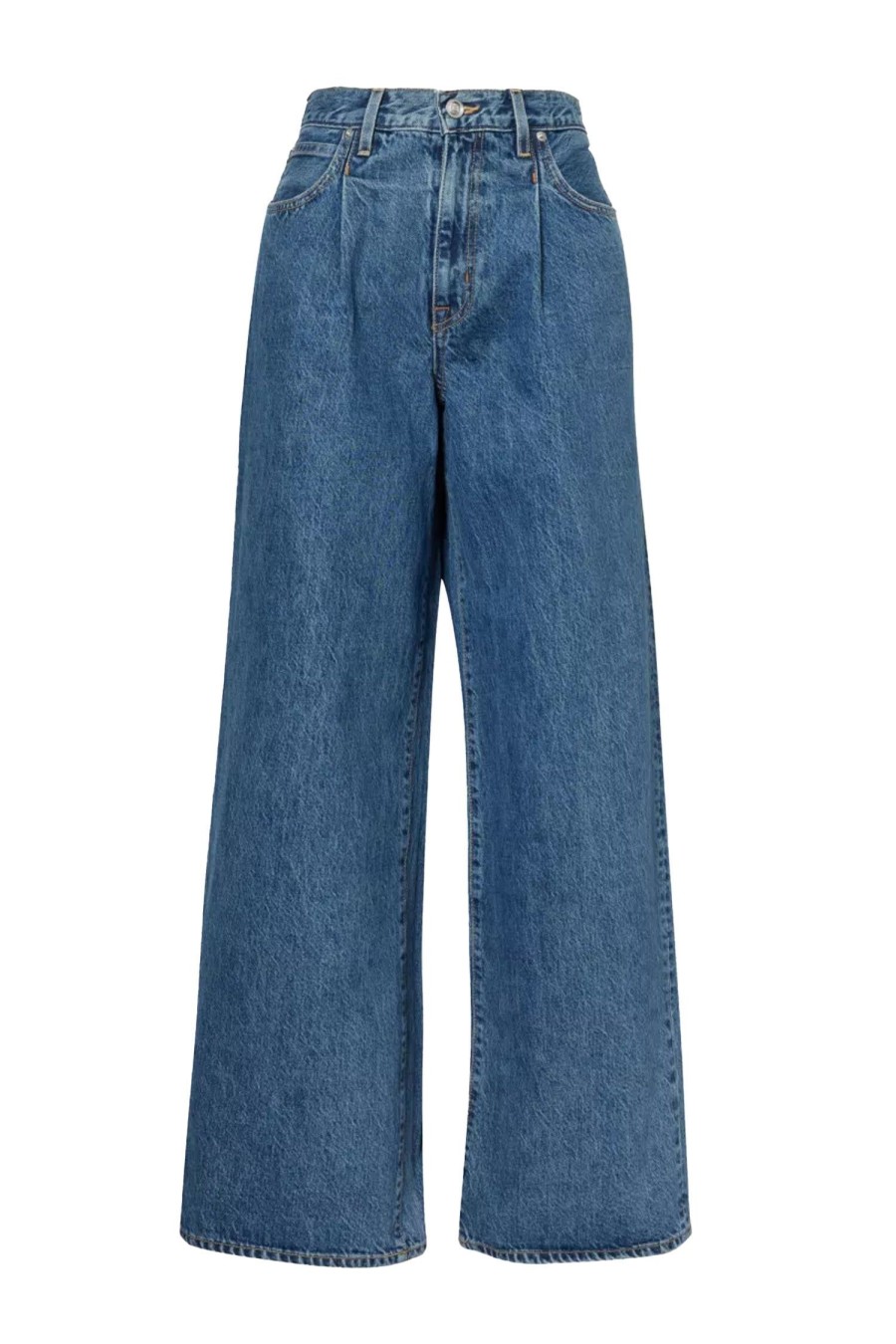 Women SLVRLAKE Jeans | Abby Mid Rise Wide Jean Runaway