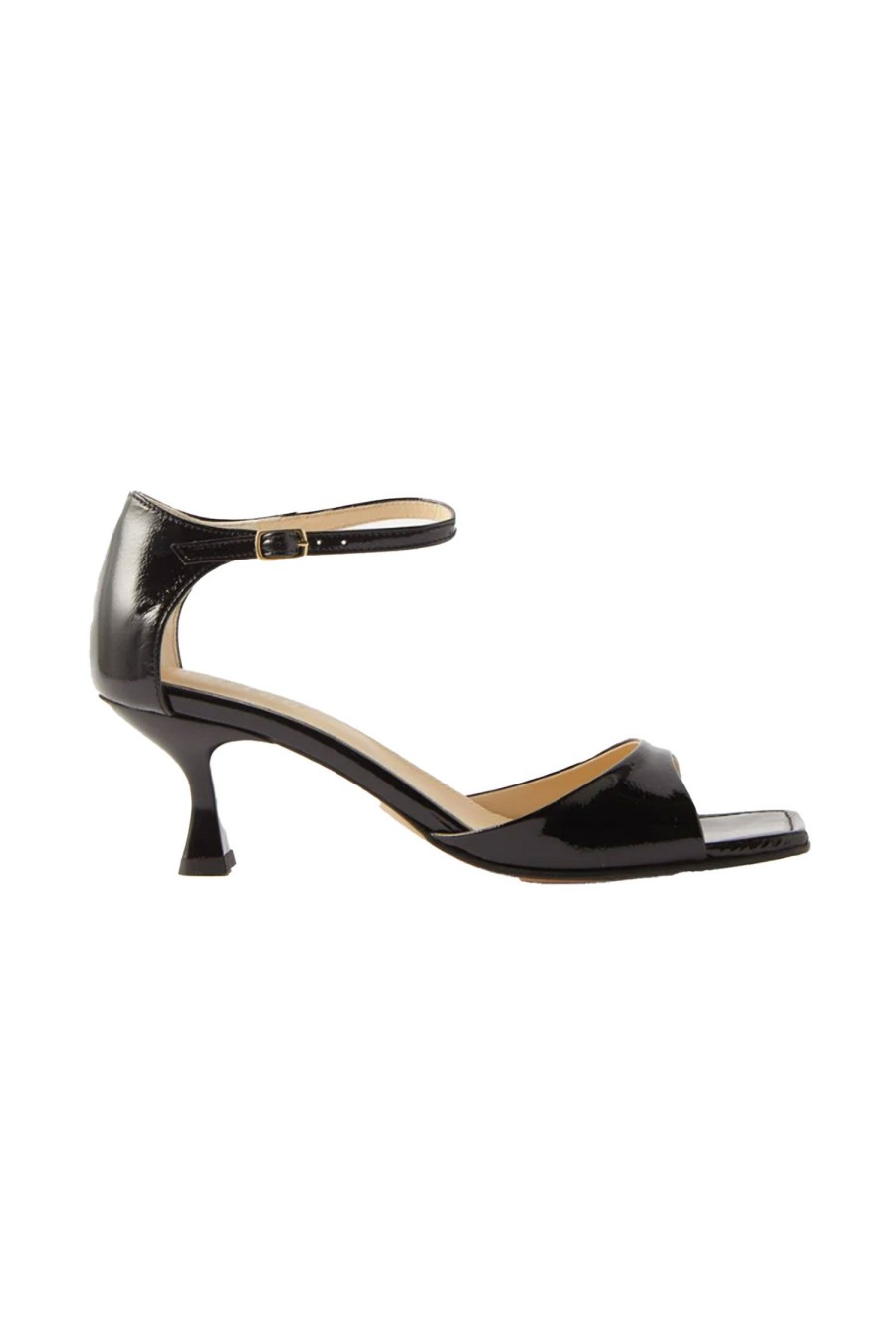 Women SOULIERS MARTINEZ Heels | Kika Patent Leather Heel Black