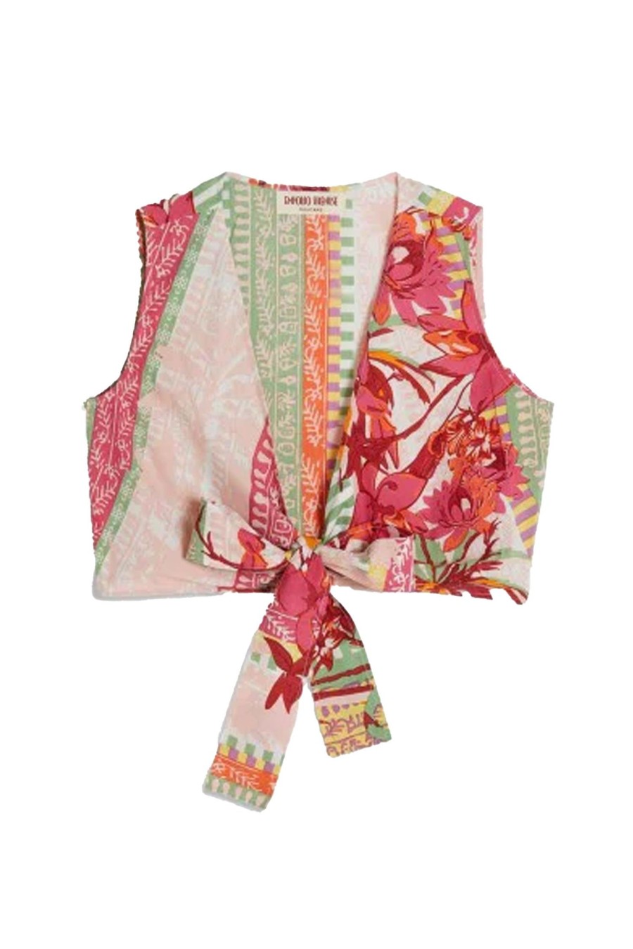 Women EMPORIO SIRENUSE Tops | Sonia Blossom Top Pink Multi