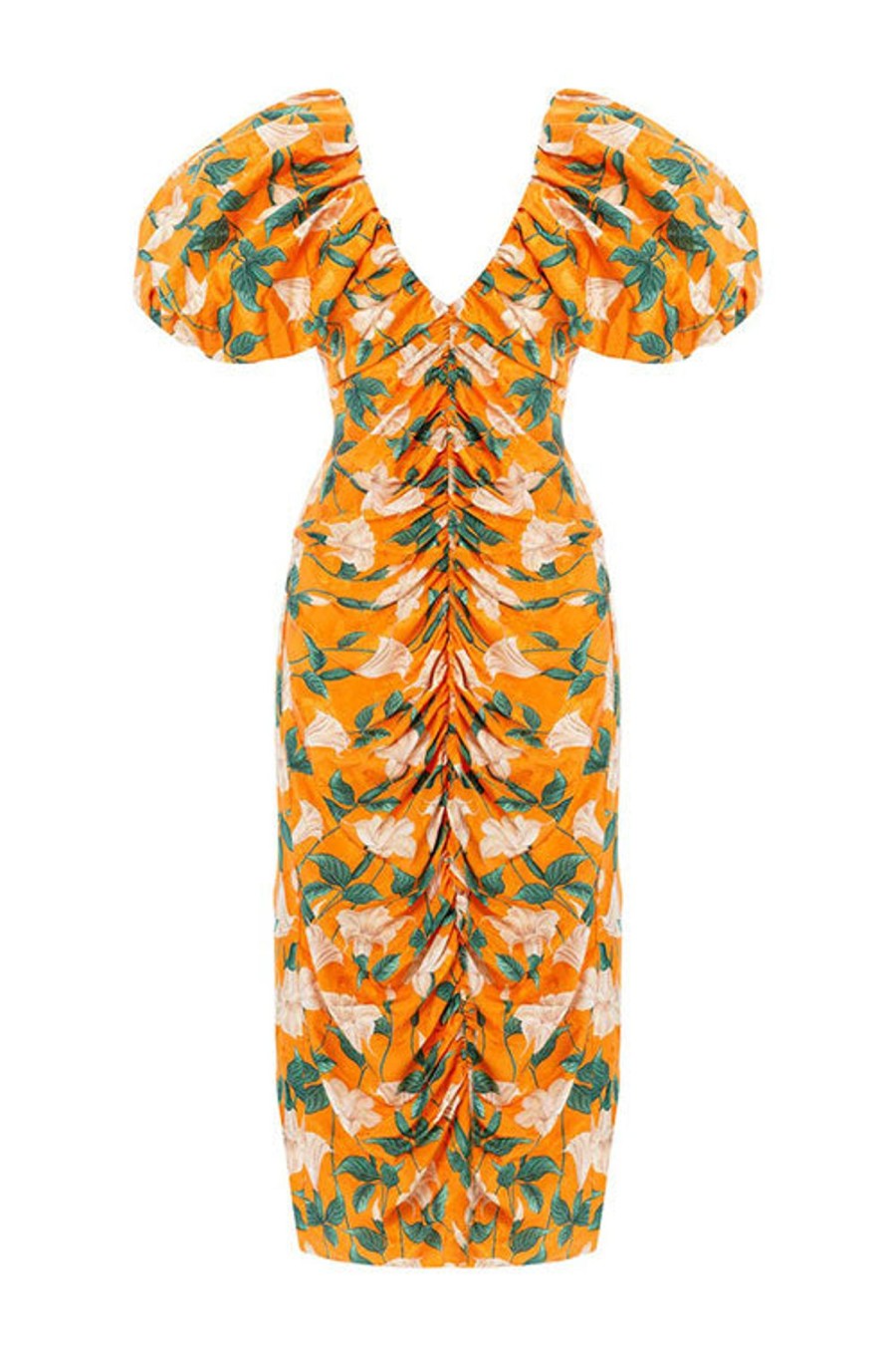 Women AGUA BY AGUA BENDITA Dresses | Camelia Dress Orange