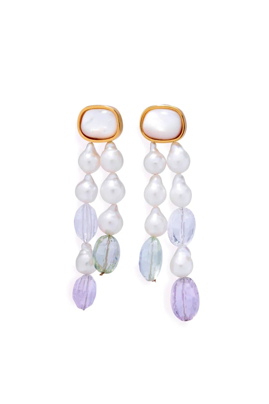 Women LIZZIE FORTUNATO Earrings | Holiday Earrings Pearl