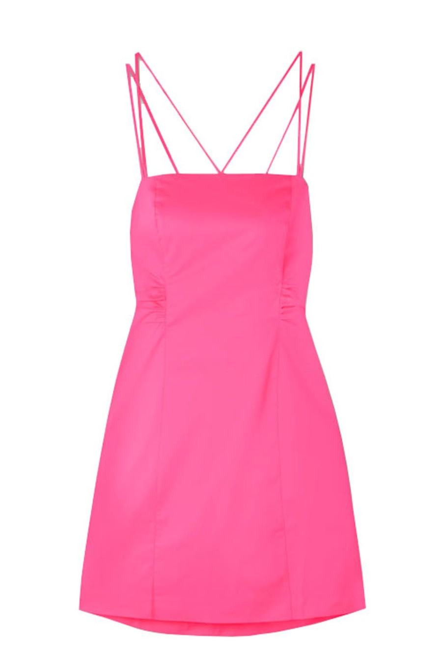 Women FRAME Dresses | Tie Back Mini Dress Pink