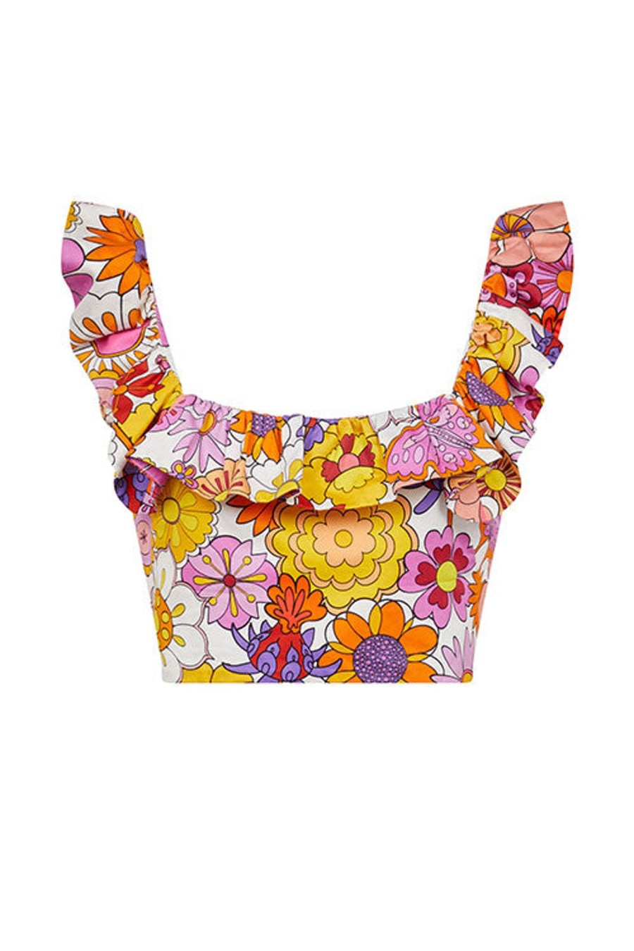 Women BORGO DE NOR Tops | Jazz Top Floral