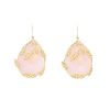 Women AURELIE BIDERMANN Earrings | Francoise Pendant Earrings Quartz Rose