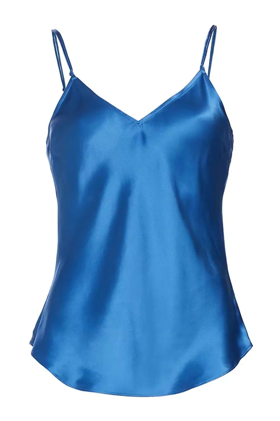 Women FRAME Tops | V-Neck Cami Top Slate Blue