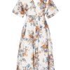 Women ERDEM Dresses | Ischia Dress White Multi