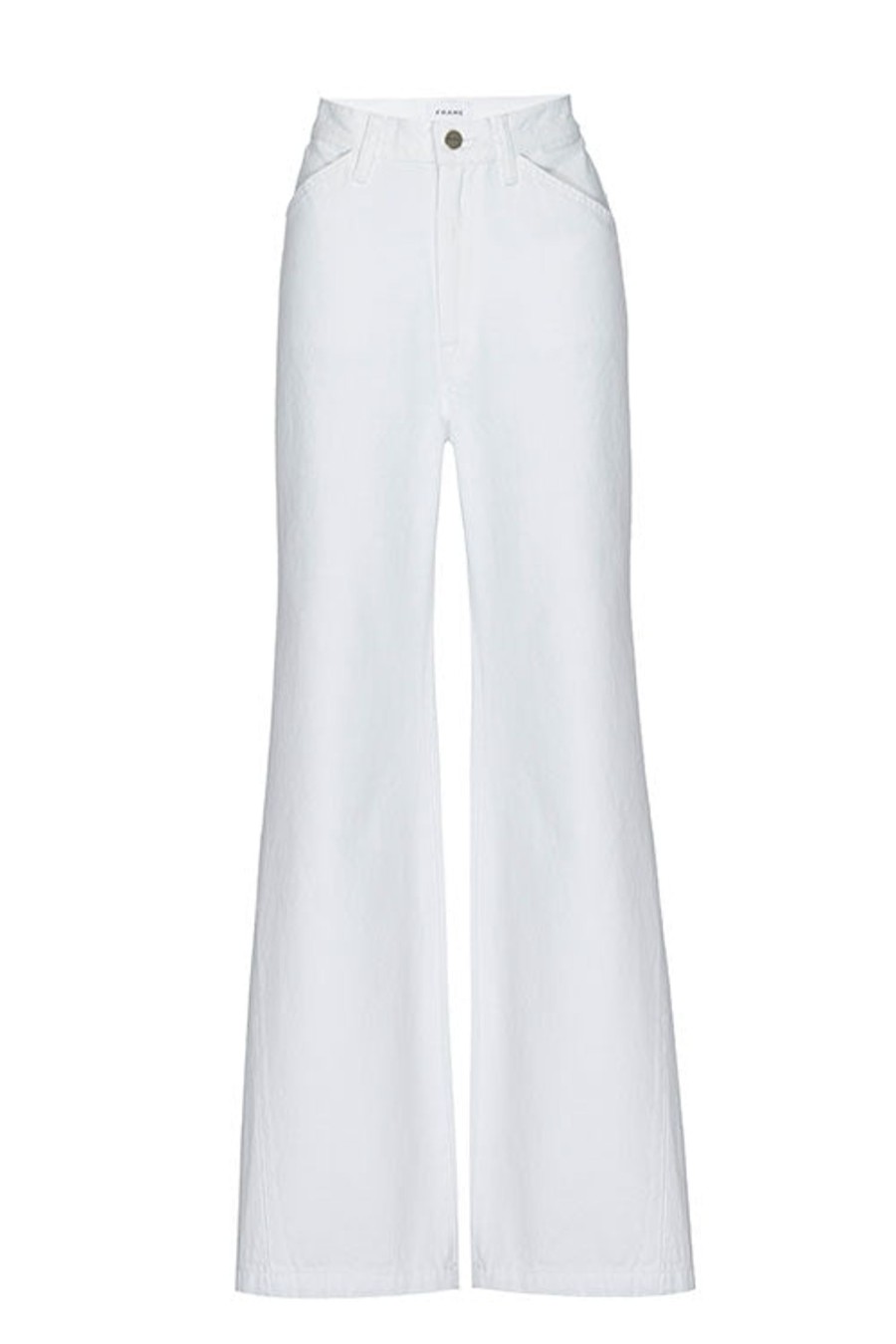 Women FRAME Jeans | Le Baggy Palazzo Blanc