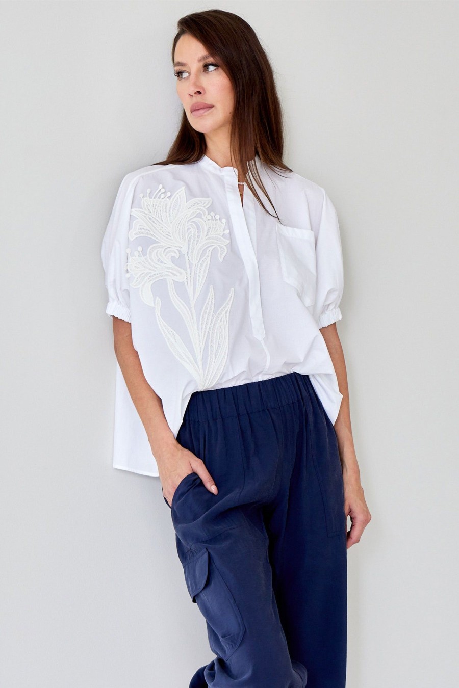 Women SILVIA TCHERASSI Tops | Susanne Blouse White