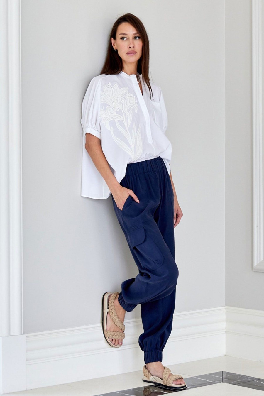 Women SILVIA TCHERASSI Tops | Susanne Blouse White