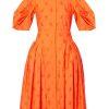 Women ERDEM Dresses | Zelda Broderie Dress Orange