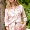 Women LA PRESTIC OUISTON Tops | Emmanuelle Shirt Carte Rose