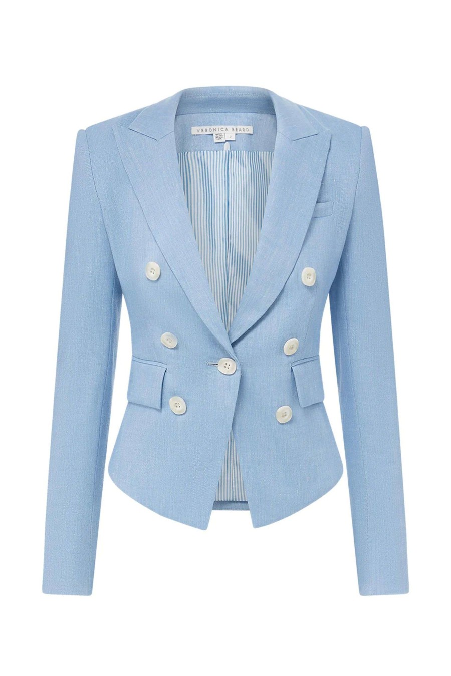 Women VERONICA BEARD Jackets | Diego Dickey Jacket Blue