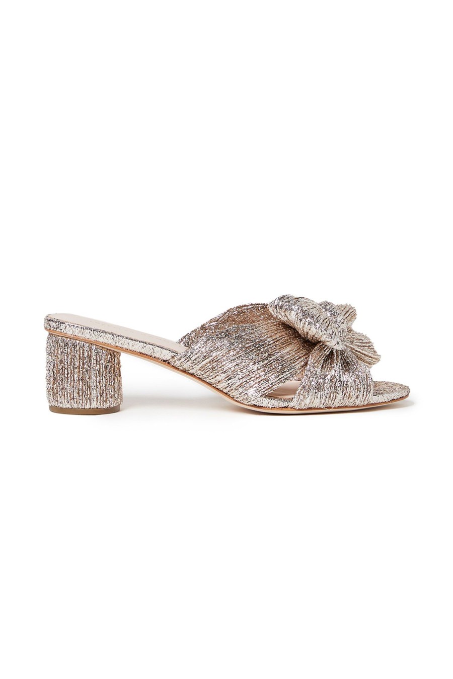 Women LOEFFLER RANDALL Heels | Emilia Knot Mule Champagne