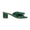 Women LOEFFLER RANDALL Heels | Emilia Knot Mule Emerald