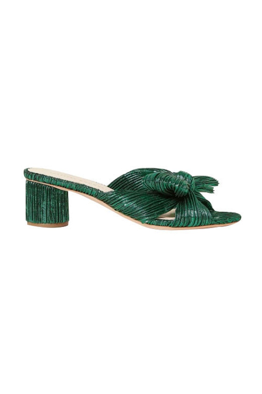 Women LOEFFLER RANDALL Heels | Emilia Knot Mule Emerald