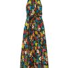 Women ALICE AND OLIVIA Dresses | Mertie Maxi Dress Black Multi