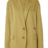 Women TIBI Jackets | Drapey Liam Blazer Cumin