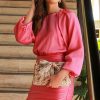 Women VERONICA BEARD Dresses | Gracelynn Dress Pink