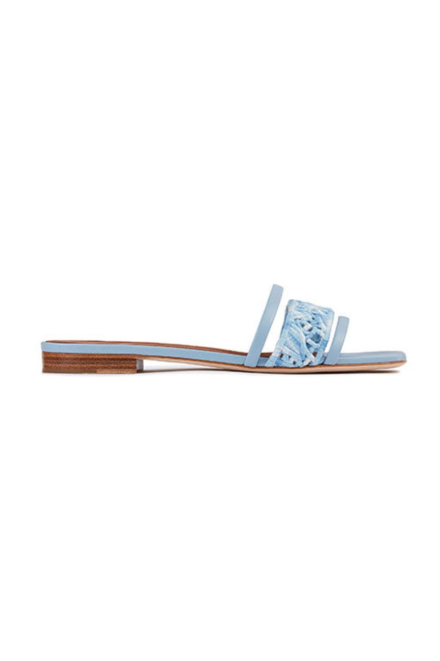 Women MALONE SOULIERS Sandals | Demi Macrame Flat Blue