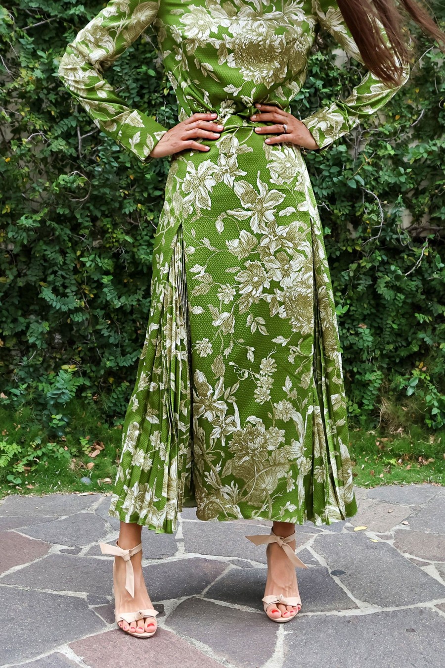 Women ERDEM Skirts | Flora Skirt Green