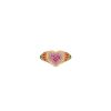 Women YVONNE LEON Rings | Mini Heart Signet Ring Rainbow