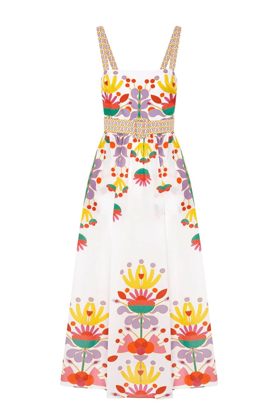 Women BORGO DE NOR Dresses | Ninet Dress White Multi