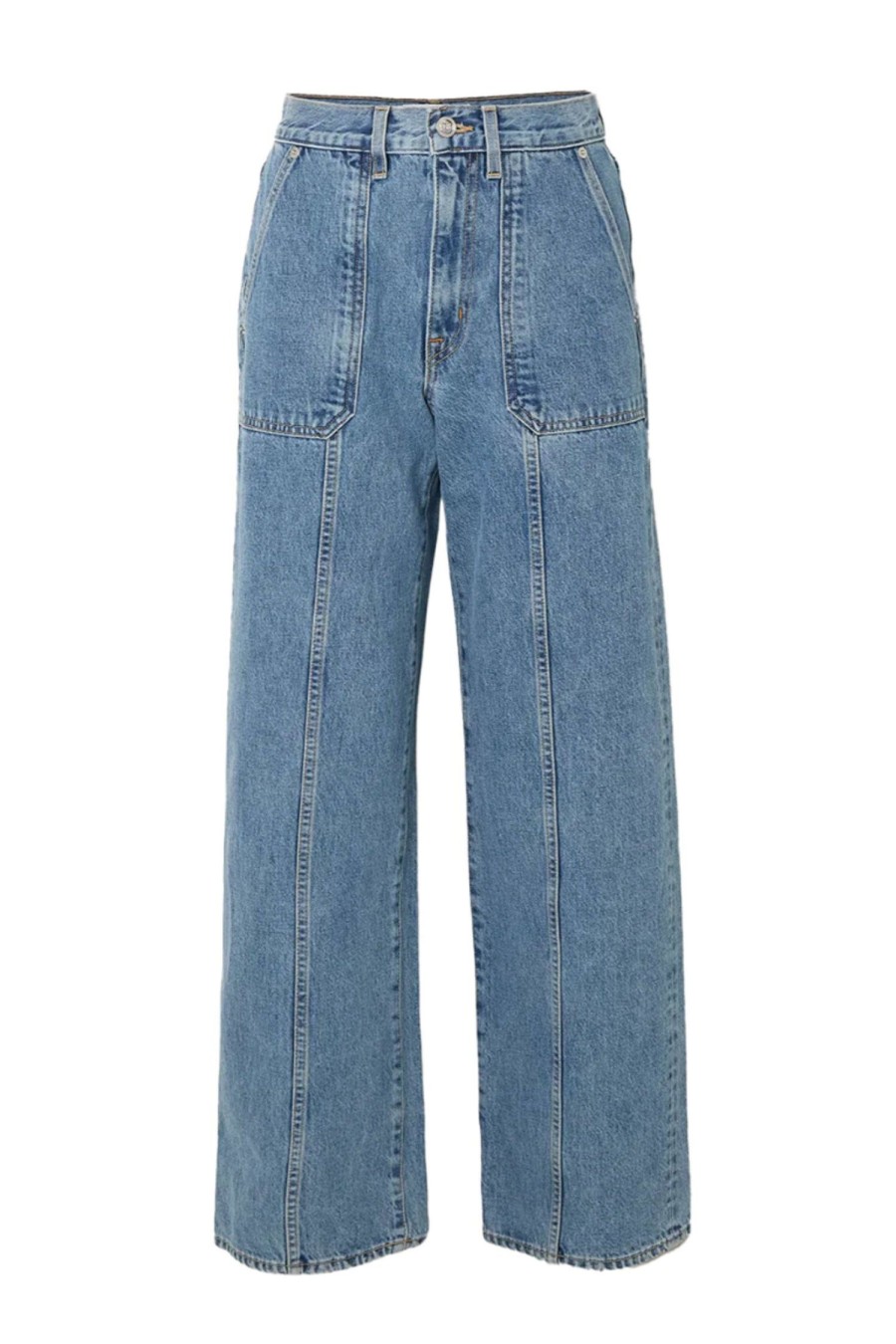 Women SLVRLAKE Jeans | Grace Cargo Jean Pacific