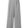 Women TIBI Pants | Menswear Suiting Stella Pants White/Black