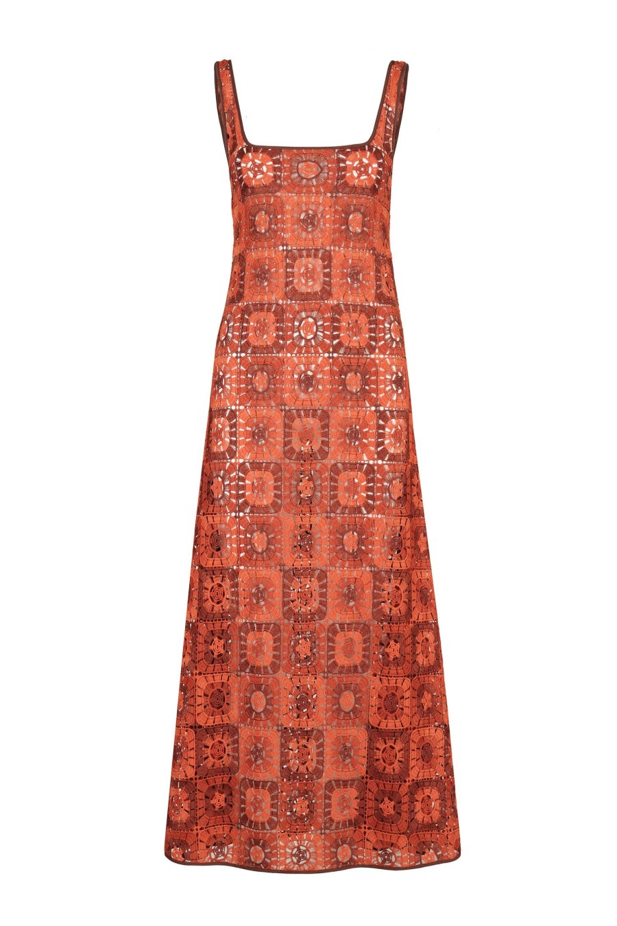 Women JOHANNA ORTIZ Dresses | Birdsong Midi Dress Terracota