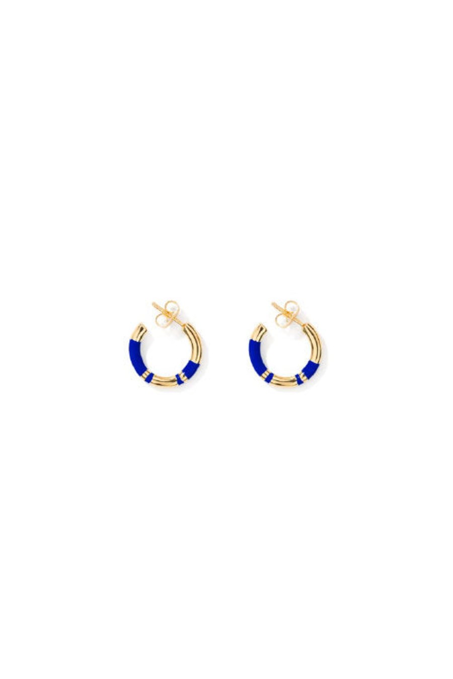 Women AURELIE BIDERMANN Earrings | Positano Mini Hoops Blue