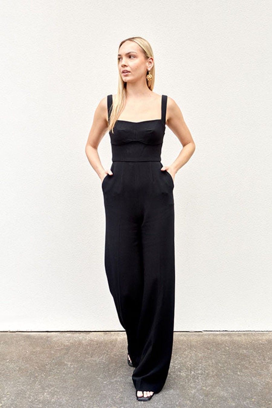 Women SALONI Jumpsuits | Rachel Jumpsuit Black