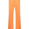 Women MSGM Pants | High Waisted Trouser Orange