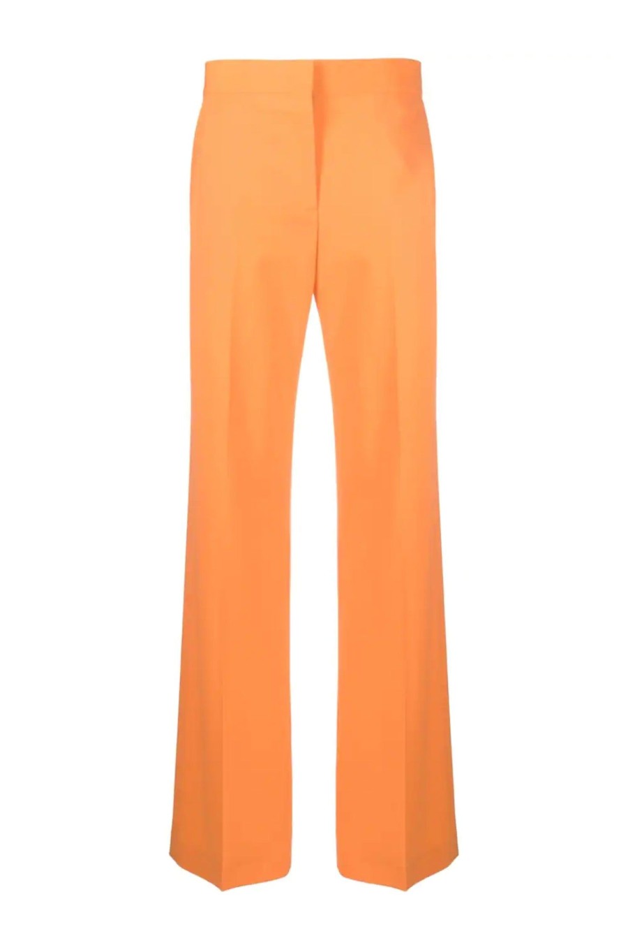 Women MSGM Pants | High Waisted Trouser Orange