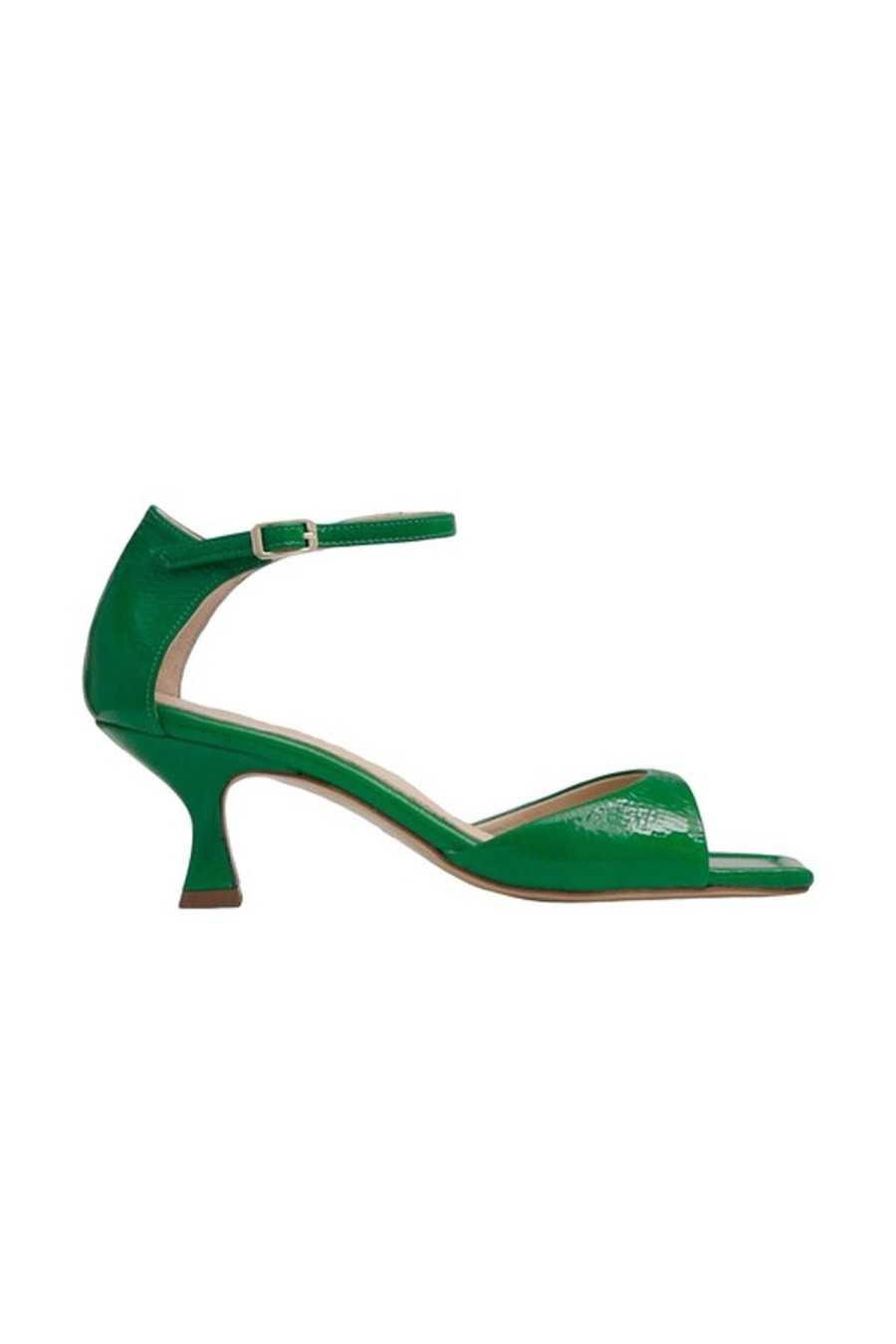 Women SOULIERS MARTINEZ Heels | Kika Patent Leather Heel Green