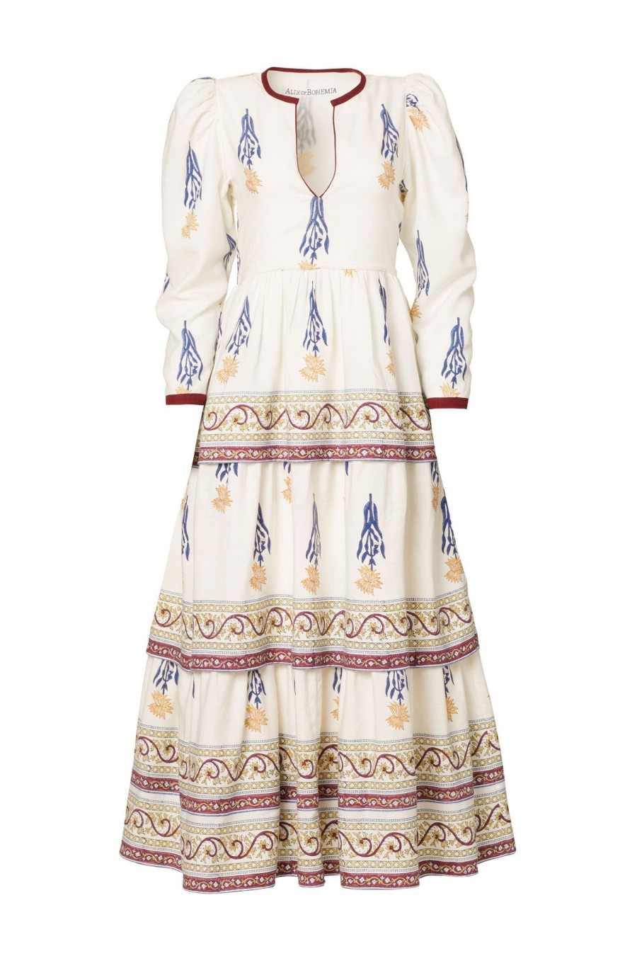 Women ALIX OF BOHEMIA Dresses | Tallulah Daffodil Dress White Multi