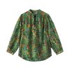 Women BIRDS OF PARADIS BY TROVATA Tops | Bailey Blouse Green Multi