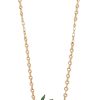 Women YVONNE LEON Necklaces | Tsavorites Palm Tree Necklace Gold