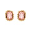 Women OSCAR DE LA RENTA Earrings | Lintzer Button Earring Rose