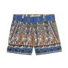 Women EMPORIO SIRENUSE Shorts | Coptic Dancer Shorts Blue Multi