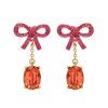 Women OSCAR DE LA RENTA Earrings | Lil Bobbie Earring Pink Multi