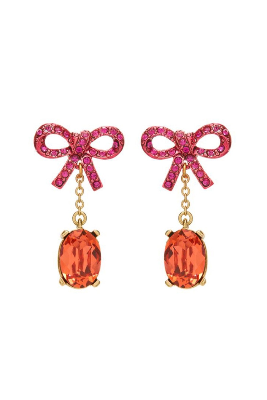 Women OSCAR DE LA RENTA Earrings | Lil Bobbie Earring Pink Multi