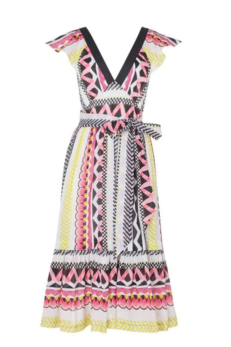 Women TEMPERLEY LONDON Dresses | Parish Midi Dress Pink Multi