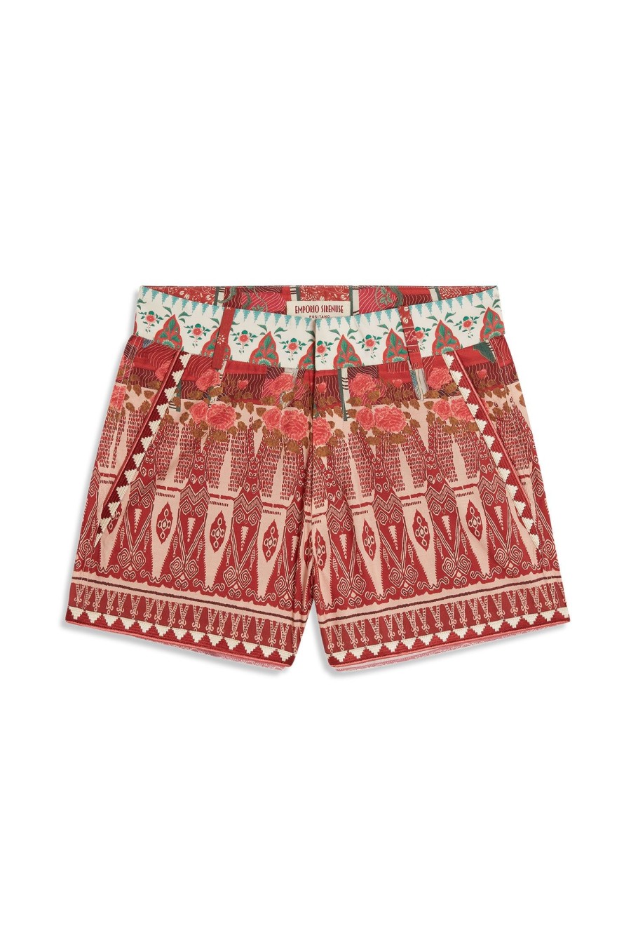 Women EMPORIO SIRENUSE Shorts | Saladin Shorts Red Multi